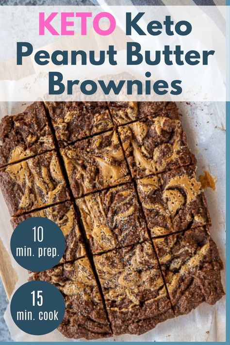 Keto Peanut Butter Brownies, Peanut Butter Chocolate Brownies, Brownies With Coconut, Peanut Butter Keto, Keto Peanut Butter Chocolate, Brownie Vegan, Gluten Free Brownies Recipe, Peanut Butter Swirl Brownies, Chocolate Peanut Butter Brownies