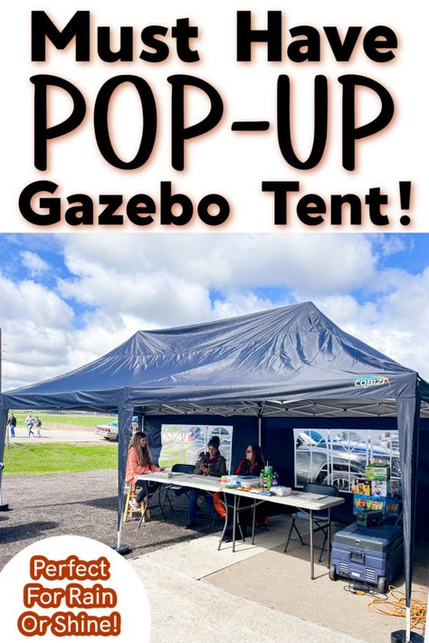 COBIZI Canopy 10×20 Pop up Canopy Gazebo Review | Emily Reviews Tent Weights, Gazebo Tent, Day Camp, Canopy Tent, Blog Instagram, Outdoor Parties, Best Husband, Pet Health, Carry On Bag