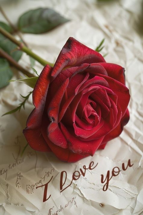 Beautiful Rose Flowers Romantic, I Love You Notes, True Love Images, Red Rose Love, Romantic Vibes, Happy Birthday Love Quotes, Love Wallpapers Romantic, Apple Logo Wallpaper, Live Picture