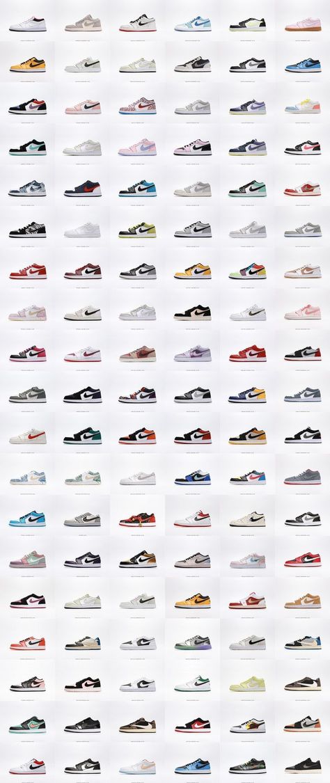 Names Of Nike Shoes, Different Types Of Nike Shoes, List Of All Jordan Shoes, Jordans And Their Names, Jordans Collection Chart, Cute Teen Shoes, Nick Shoes, Nike Shoes Women Fashion, Custom Sneakers Diy