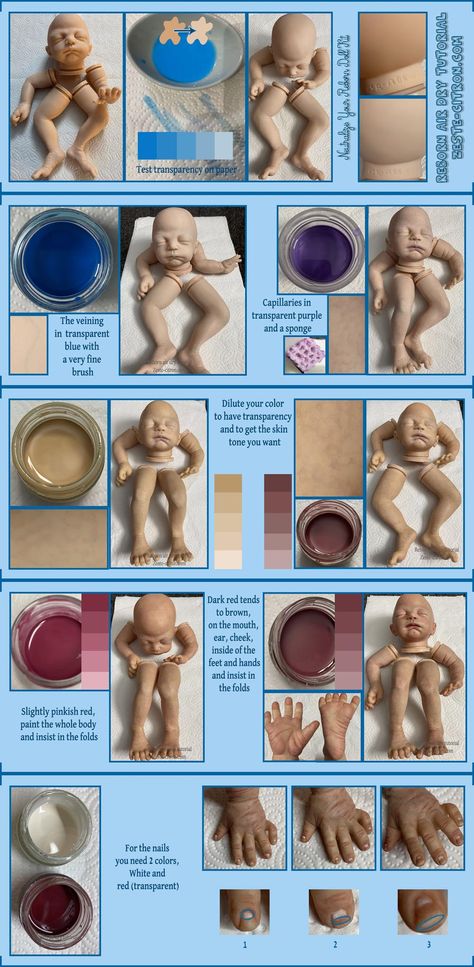 Reborn Doll Painting, Reborn Painting Tutorials, Painting Reborn Dolls, Reborning Tutorial, Reborn Tutorial, Reborn Painting, Reborn Baby Dolls Twins, Custom Reborn Dolls, Reborn Dolls Silicone