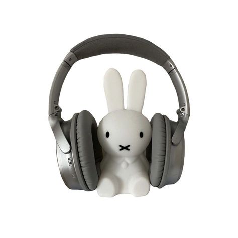 Bunny Listening To Music, Gray Icons Aesthetic, App Aesthetic Icon, Listening To Music With Headphones, Gray Icons, Music With Headphones, Widgets Icon, App Widgets, App Aesthetic