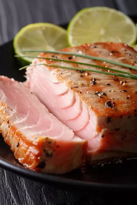 Sous Vide Tuna Steak, Sous Vide Seafood, Sous Vide Fish Recipes, Yellow Fin Tuna Recipes, How To Cook Tuna Steak On Stove, Yellowfin Tuna Steak Recipes, Sous Vide Meal Prep, Sous Vide Fish, Suvie Recipes