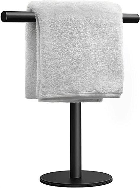 Countertop Towel Holder Bathroom, Countertop Hand Towel Holder, Bathroom Hand Towel Holder Ideas, Hand Towel Holder Ideas, Hand Towel Stand, Bathroom Hand Towel Holder, Bathroom Vanity Countertop, Towel Holder Stand, Hand Towel Rack