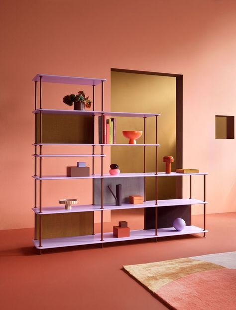 Decorative Room Dividers, Montana Furniture, Modular Storage, Shelving Systems, Interior Architect, Shelf Unit, Colorful Interiors, Color Palettes, Shelving Unit