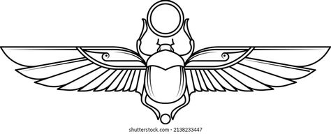 Scarab beetle Scarab Chest Tattoo Woman, Egyptian Beetle Drawing, Anubis Hieroglyphics Tattoo, Scarab With Wings Tattoo, Egyptian Scarab Beetle Tattoo, Small Scarab Beetle Tattoo, Simple Scarab Tattoo, Egypt Beetle Tattoo, Egyptian Scarab Tattoo Design