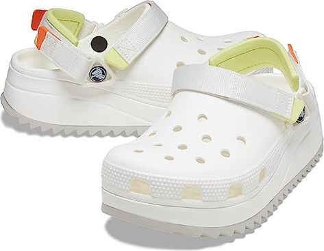 Crocs unisex-adult Classic Hiker Clog Crocs Classic Hiker Clog, Crocs Sandals, Women's Crocs, White Sandals, Unisex Shoes, Crocs Shoes, Clogs Shoes, Mens Sandals, Mary Jane Sneaker