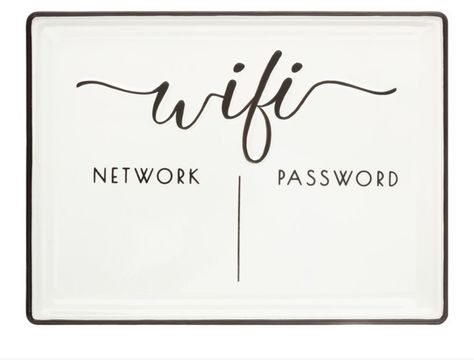 Guest Room Signs Wall Decor, Guest Wifi Sign, Farmhouse Tabletop, Guest Wifi, Frames Diy, Airbnb Decor, Morale Boosters, Wifi Password Sign, Wifi Sign