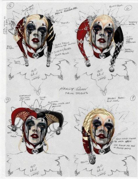 75 Pieces of Concept Art from TV, Movies and Video Games Circus Concept Art, Concept Art Movie, Video Game Concept Art, Jester Art, My Art Style, Bd Art, Arkham City, Harley Quinn Art, Tv Movies