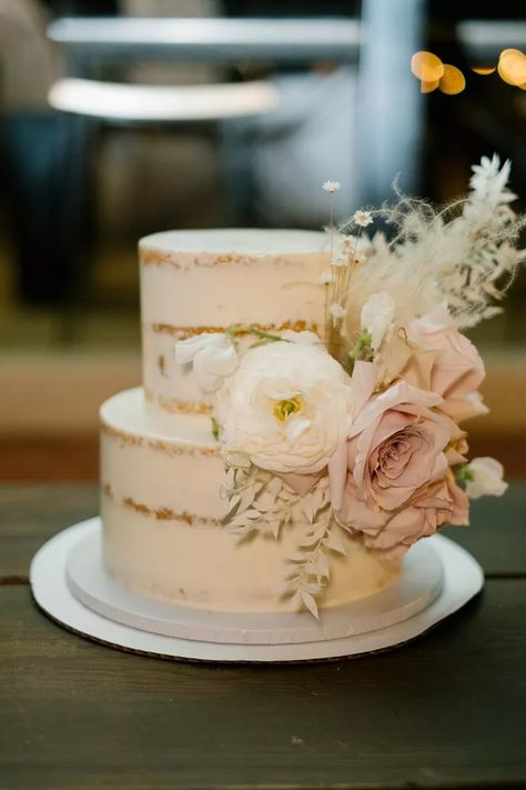 35 Two-Tiered Wedding Cake Ideas White Tiered Cake, Three Tier Simple Wedding Cake, Small Two Tier Cake, Simple 3 Tier Wedding Cake With Flowers, Two Tier Wedding Cake With Flowers, 2 Tiered Wedding Cake, Two Tiered Wedding Cakes, 8 And 6 Inch Tiered Cake, Two Tier Birthday Cake