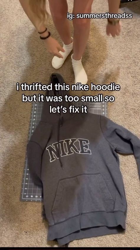 6.7K views · 1.5K shares | CozyRvgs on Reels | cozyrvgs · Original audio Diy Hoodie Refashion, Diy Sweatshirt Refashion, Flannel Upcycle, Tailoring Diy, Upcycled Hoodie, Diy Fashion Sewing, Clothes Upcycling, Sewing Diy Projects, Hoodie Upcycle