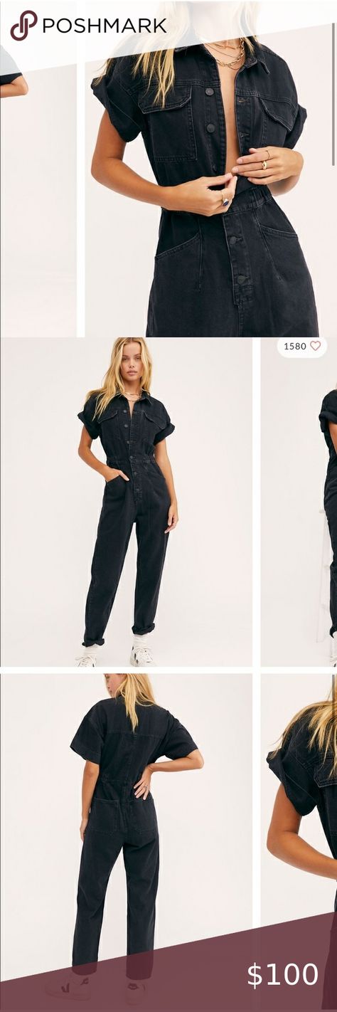 Marci Coveralls Free People Free People Overalls, Free People Pants, Black Jeans, Free People, Outfit Inspo, Plus Fashion, Pants, Fashion Trends, Closet