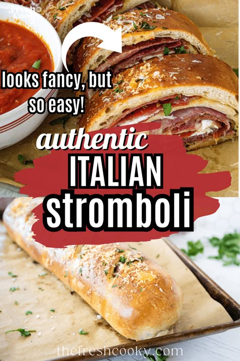 Italian Stromboli Hero, Best Stromboli Recipe, Italian Stromboli With Pizza Dough, Sbarro Stromboli Recipe, Italian Stromboli Recipe Easy Pillsbury, Stromboli Recipe With Frozen Bread Dough, Stromboli Recipe With Pizza Dough, Italian Meals Authentic, Stromboli Filling Ideas