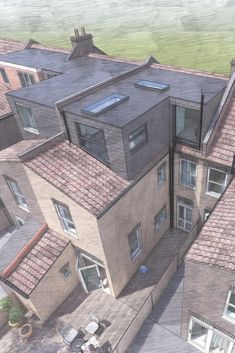 Loft Conversion Ideas Exterior, Dorma Loft Conversion Terrace House, Terraced Loft Conversion, Dormer Loft Conversion Victorian Terrace, Edwardian Loft Conversion, Dormer Cladding Ideas, Loft Conversion Terraced House, Terrace House Loft Conversion, L Shaped Dormer Loft Conversion