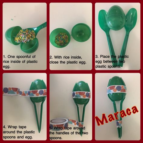 Maracas Preschool Craft, Maracas Craft For Kids, Maracas Diy, Diy Maracas, Maracas Craft, Music Crafts Preschool, Handmade Instruments, Hispanic Heritage Month Crafts, Music Instruments Diy