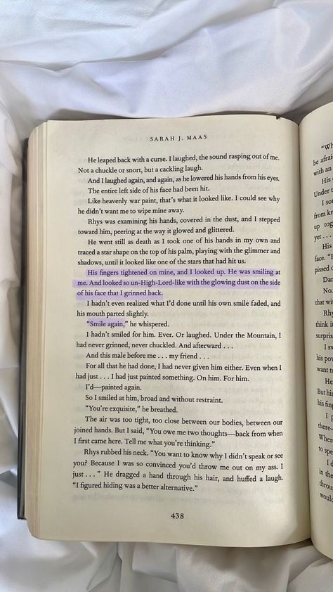 A Court Of Mist And Fury Book Pages, Acotar Book Pages, Acotar Pages, A Court Of Thorns And Roses Annotations, Novel Pages Aesthetic, Acotar Quotes, Court Of Mist And Fury, Purple Quotes, Book Annotations