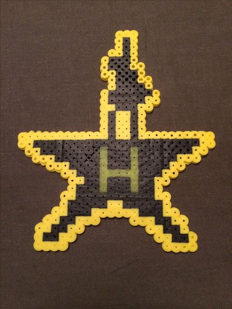 Perler Hamilton Logo! Designed by Heather Karavas ❤️ Broadway Perler Beads, Hamilton Pixel Art, Hamilton Perler Beads, Hamilton Logo, Melted Beads, Melty Bead Designs, Beads Patterns, Fuse Bead Patterns, Easy Pixel Art