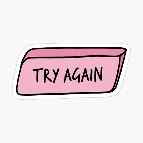 Pink Eraser, Funny Laptop Stickers, Whatsapp Stickers, Positivity Stickers, Sticker Design Inspiration, Preppy Stickers, Work Stickers, Tumblr Stickers, Inspirational Stickers