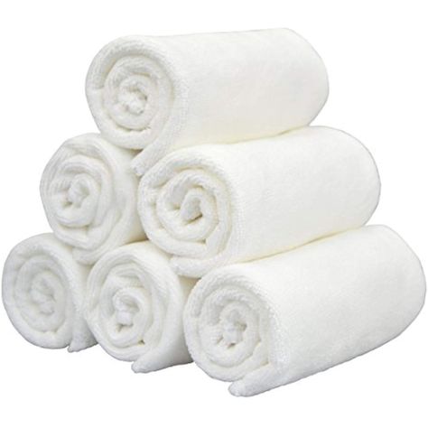 HOPESHINE Facial Cloths Antibacterial Microfiber Facial Towels Makeup Removing Cloths Fast Drying Face Wash Cloths 6 Pack (12 inch x 12 inch White) -- See this great product. (This is an affiliate link) #personalcare Facial Cloths, Hotel Towels, Facial Cleaning, Baby Washcloth, Best Amazon Products, Spa Room, Fingertip Towels, Baby Towel, Personalized Towels