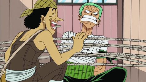 Episode 31 Zoro And Usopp, One Piece Ep, Zoro One Piece, One Piece Images, One Piece Fanart, Anime Screenshots, Roronoa Zoro, One Piece (anime), One Piece Anime