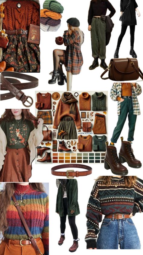 Earth Tones Clothes, Earth Tone Wardrobe, Earthtone Outfits, Earth Tones Outfit, Earth Tone Clothes, Autumn Look, Boho Grunge, Vision Boards, Look Book