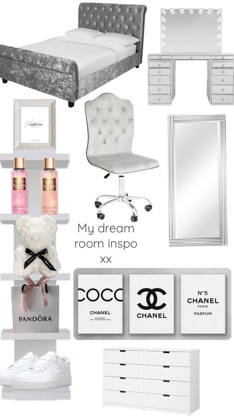 Shared Girls Room, Bedroom Ideas For Small Rooms Cozy, Room Organization Bedroom, Grey Bedroom Decor, White Room Decor, Luxury Room Bedroom, Classy Bedroom, Room Redesign, Pinterest Room Decor