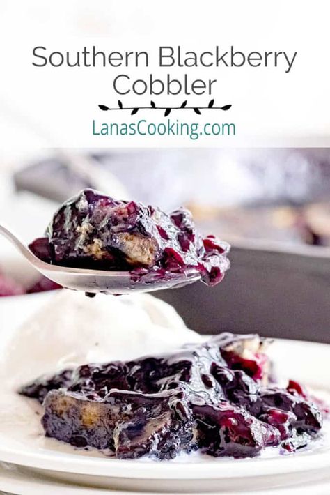 Easy Blackberry Crisp, Blackberry Crisp Recipe, Cobbler Desserts, Southern Blackberry Cobbler, Blackberry Crisp, Blackberry Cobbler Recipe, Best Summer Desserts, Heavenly Recipes, Cobbler Easy