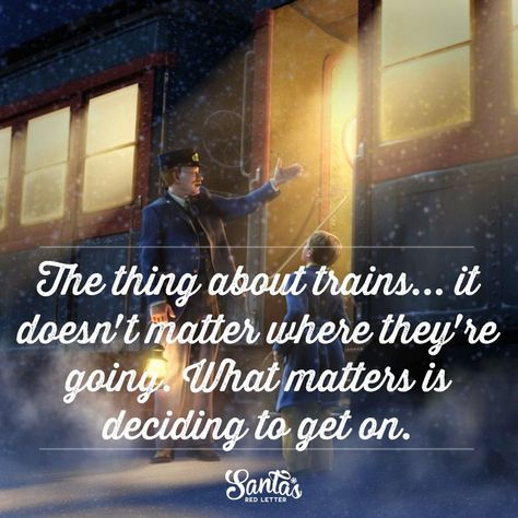 Polar Express Quotes, Polar Express Christmas Party, Polar Express Theme, Polar Express Movie, Polar Express Party, Christmas Movie Quotes, Glume Harry Potter, Viral Images, Polar Express Train