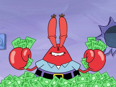 Spongebob Money, Spongebob Squarepants Drawing, Money Animation, Money Meme, Spongebob Episodes, Spongebob Cartoon, Spongebob Drawings, Spongebob Painting, Funny Spongebob Memes