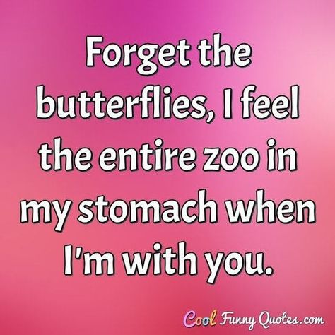 Stomach Quotes, Butterfly In My Stomach, Butterflies In Stomach, Butterflies Quotes, Beautiful Butterflies Quotes, Im Sorry Quotes, Hot Love Quotes, Butterflies In My Stomach, Love Quotes For Wedding