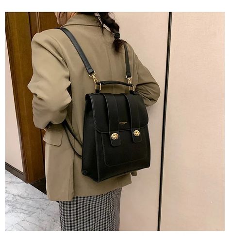 Classy Backpack, Office Backpack, Macbook Bag, Leather School Bag, Backpacks For Women, Fashion Teenage Girls, Back Bag, Designer Backpacks, Sling Backpack