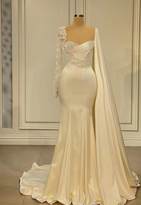 Off White Wedding, Off White Wedding Dresses, Dresses For Bride, Formal Party Dress, Prom Dresses With Sleeves, Dresses 2024, Cheap Wedding, Inspired Fashion, White Wedding Dresses