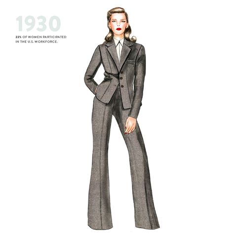 Patterned Blazer Women, Drawing Suit Women, Diner Makeup, Woman In Suit Drawing, Woman In Suit Art, Classic Suit For Women, Power Suit Women, Womens Suit Pattern, Work Suits For Women