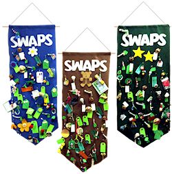 Back To Troop Ideas, Space Themed Swaps, Easy Swaps For Daisies, Camp Swaps Girl Scouts, Mexico Swaps Girl Scouts, Girl Scout Swaps Ideas Easy, Olympic Swaps Girl Scouts, Girl Scout Swap Holder, Camping Swaps Girl Scouts