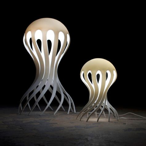 Jelly Lamp Octopus Lamp, Dupont Corian, 3d Tiskárna, Blitz Design, Cool Lamps, Diy Desk, Luminaire Design, Modern Floor Lamps, Design Case