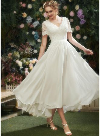 5% Off for New Customers. Daily Updates. Fast Shipping √ Worry-Free Return √ 24/7 Online Service. Quick & Secure Checkout. Discover Great Savings & Perfect Look of Wedding Dresses at JJ's House Today! Hi Low Wedding Dress Casual, V Neck Wedding Dress With Short Sleeves, Casual Outdoor Wedding Dress, Calf Length Wedding Dress, Wedding Dresses For Brides Over 50, Wedding Dresses For 50 Year Olds Brides, Second Marriage Wedding Dress Over 40, Backyard Wedding Dress Casual, Informal Wedding Dress Casual