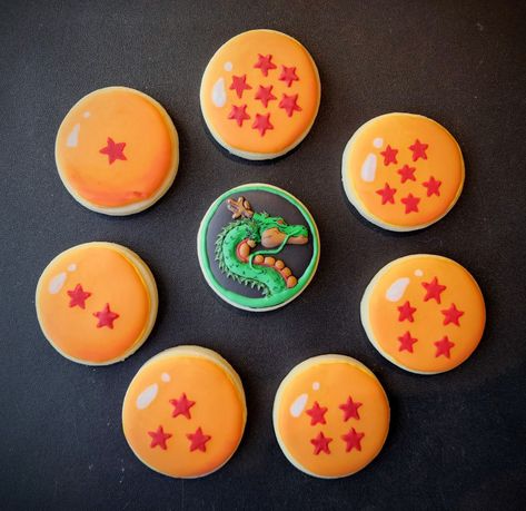 #dragonball #dragonballz #dragonballcookies #dragonballzcookies #dragonballroyalicingcookies #animecookies Dragon Ball Z Cookies Decorated, Dragon Ball Wedding, Anime Decorated Cookies, Dragon Ball Z Rice Krispies, Dragon Ball Z Dessert Table, Dragon Ball Z Cookies, Pokeball Cookies Decorated, Goku Birthday, Dragonball Z Cake