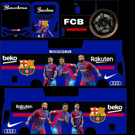 Bussid | Barcelona | Livery Bussid Livery Hd, Bus Skin Livery Hd, Livery Bussid Yudistira Hd, Bussid Skin, Livery Bussid Hd, Private Bus Livery, Livery Bus, Bus Livery, Neymar Pic