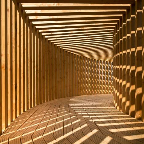 Untitled #158 by Aeneas Wilder Wooden Pavilion, Concept Models Architecture, Timber Architecture, Pavilion Architecture, Parametric Architecture, Wood Architecture, Wooden Structure, Timber Structure, Structure Architecture