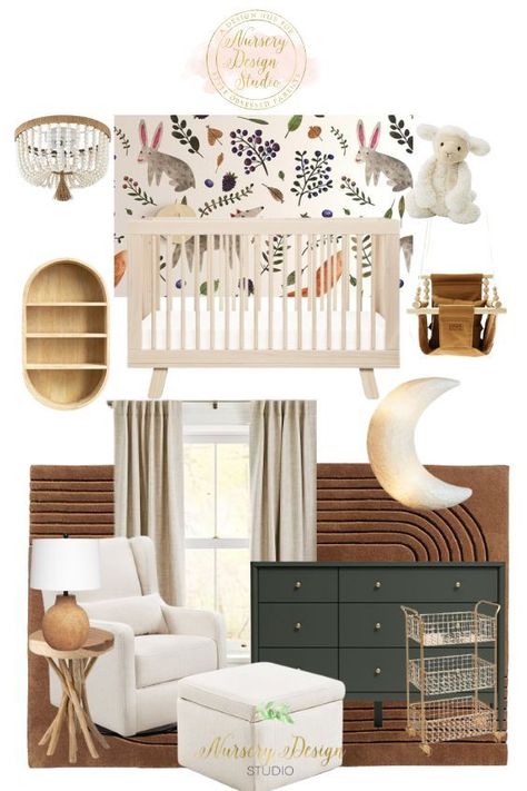 if you're expecting in the season of harvest and looking for some chic nursery decor inspiration, you've come to the right place. Ahead we are rounding up the top Fall nursery decorating trends we expect to see. Olive Crib Nursery, Olive Green Nursery Neutral, Olive Green Nursery, Nursery Design Board, Nursery Decor Inspiration, Green Dresser, Chic Nursery, Woodland Nursery Theme, Green Nursery