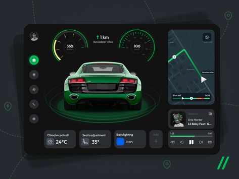 Dashboard Animation, Car Ui, App Design Layout, Dashboard Car, Car Gauges, App Interface Design, Dashboard Ui, Game Ui Design, App Interface