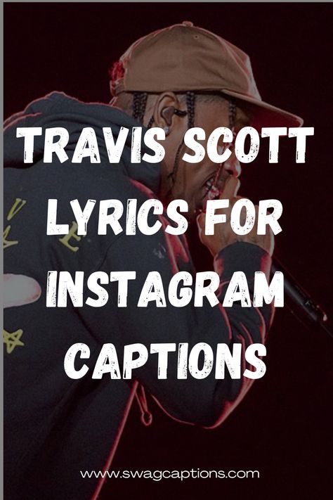 Discover the perfect Travis Scott lyrics for your Instagram captions! From "Astroworld" to "Rodeo," this article showcases the best lines from his iconic albums. Elevate your posts with Scott's lyrical genius and capture the essence of his music in every snap. #TravisScottLyrics #InstagramCaptions #AstroworldVibes #RodeoQuotes #MusicInspiration #LyricalGenius #HipHopLyrics #CaptureTheEssence #InstagramQuotes #MoodSetter Hip Hop Captions Instagram, Travis Scott Instagram Captions, 21 Savage Lyrics Captions, Travis Scott Captions, Hip Hop Captions, Travis Scott Quotes Lyrics, Cool Lyrics For Instagram, Rap Lyrics For Instagram Captions, Instagram Captions For Guys