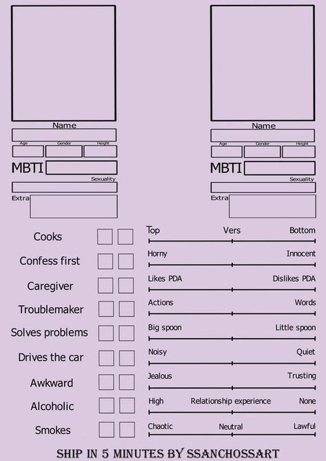 Otp Ship Chart, Shipping Chart Blank, Otp Templates, Character Ship Template, My Ship In 5 Minutes Template, Oc Fill Out Sheet, Draw Your Otp, Oc Card, Ship Template