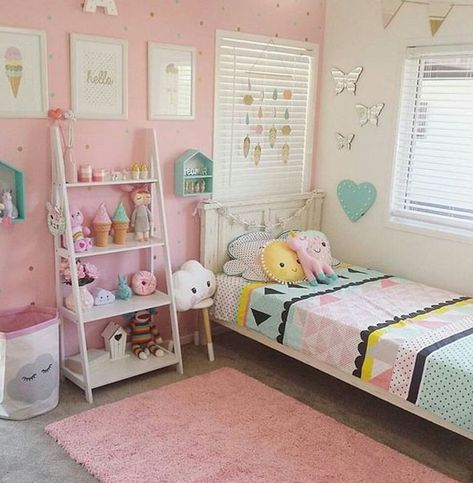 Zimmer Diy, Ideas Habitaciones, Toddler Bedroom Girl, Big Girl Bedrooms, Toddler Girl Room, Toddler Rooms, Girl Bedroom Designs, Toddler Bedrooms