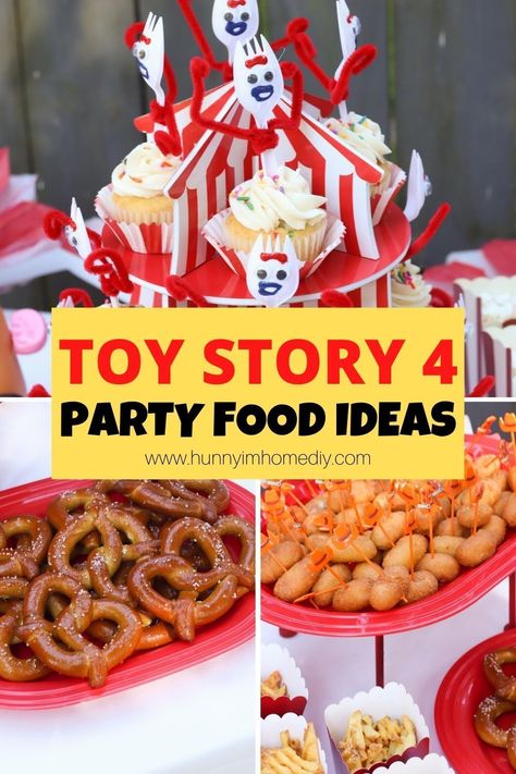 If you’re searching for Toy story birthday party ideas, you’ll love all these toy story party food ideas, including toy story 4 party food ideas. You can find Toy Story party food and Toy Story 4 party food! This is a cute Toy story party with tons of toy story birthday party ideas for boys. Whether you need toy story party food ideas or toy story 4 birthday party food ideas DIY, this party is perfect. Toy Story Birthday Party Ideas Food, Toy Story 4 Birthday Party, Toy Story 4 Birthday, 4 Birthday Party, Toy Story Party Food, Toy Story Food, Themed Meals, Toy Story Birthday Party Ideas, Birthday Party Ideas For Boys