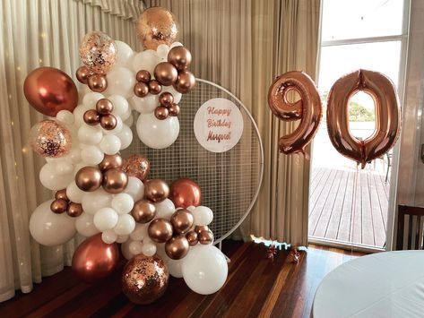 90th Birthday Balloons, Birthday Party Balloon Garland, Birthday Arch, Party Balloon Garland, 90 Birthday, 90th Birthday Party, Balloons Galore, Happy 90th Birthday, Garland Decoration