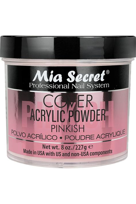 Mia Secret COVER PINKISH Acrylic Powder (8oz) Acrylic Nails Coffin Pink, Womens Nails, Uñas Acrilicas, Acrylic Powder, Acrylic Nails Coffin, Nails Coffin, Professional Nails, Street Casual, Coffin Nails