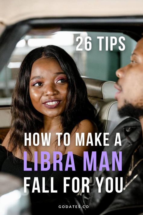 Libra man loves the idea of an exciting life in the company of an exciting and fun woman. Striving towards his ideals, fantasies, and excitement is in the nature of this zodiac sign.Win a Libra man over by doing fun and exciting activities together. If you ever have a crazy idea, try to transform that idea into a date. For example, if you want to explore a small town nearby, call your Libra guy and take a spontaneous road trip. Make spending time together fun and exciting. Dating A Libra Man, Libra Man Capricorn Woman, Libra Men In Love Relationships, Libra Man Pisces Woman, Libra Men Traits, Libra Men In Bed, Libra In Love, Libra Man Libra Woman, Libra Man In Love