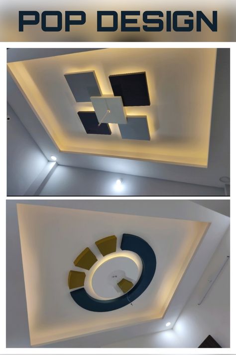 Formal Ceiling Design, Half Fall Ceiling Designs, Half False Ceiling Design, Pop Selling Design Bedroom, Room Roof Design Ceiling, Celing Pop Design For Bedroom, Pop Bedroom Design New, Bedroom Selling Design, House Selling Design