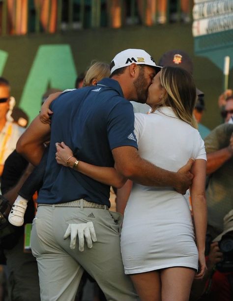 Golf Wife Outfit, Couples Golfing, Paulina Gretzky, Dustin Johnson, Passionate Couples, Cute Workout Outfits, Girls Golf, Golf Attire, Event Outfit